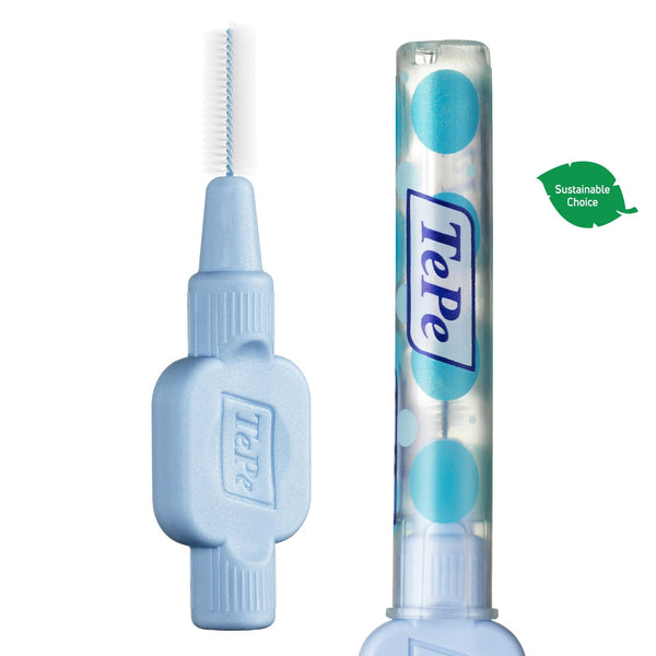 TePe® Interdental Brushes  Extra Soft Blue - ISO Size 3, 0.6 mm - 6 Pack
